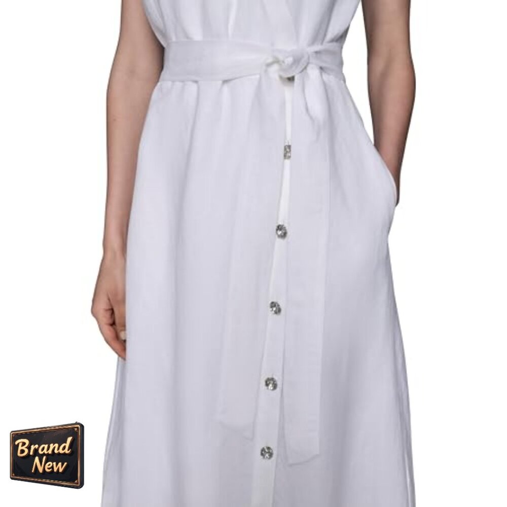 Button Down Dress Versatile Year-Round Travel Cas… - image 6